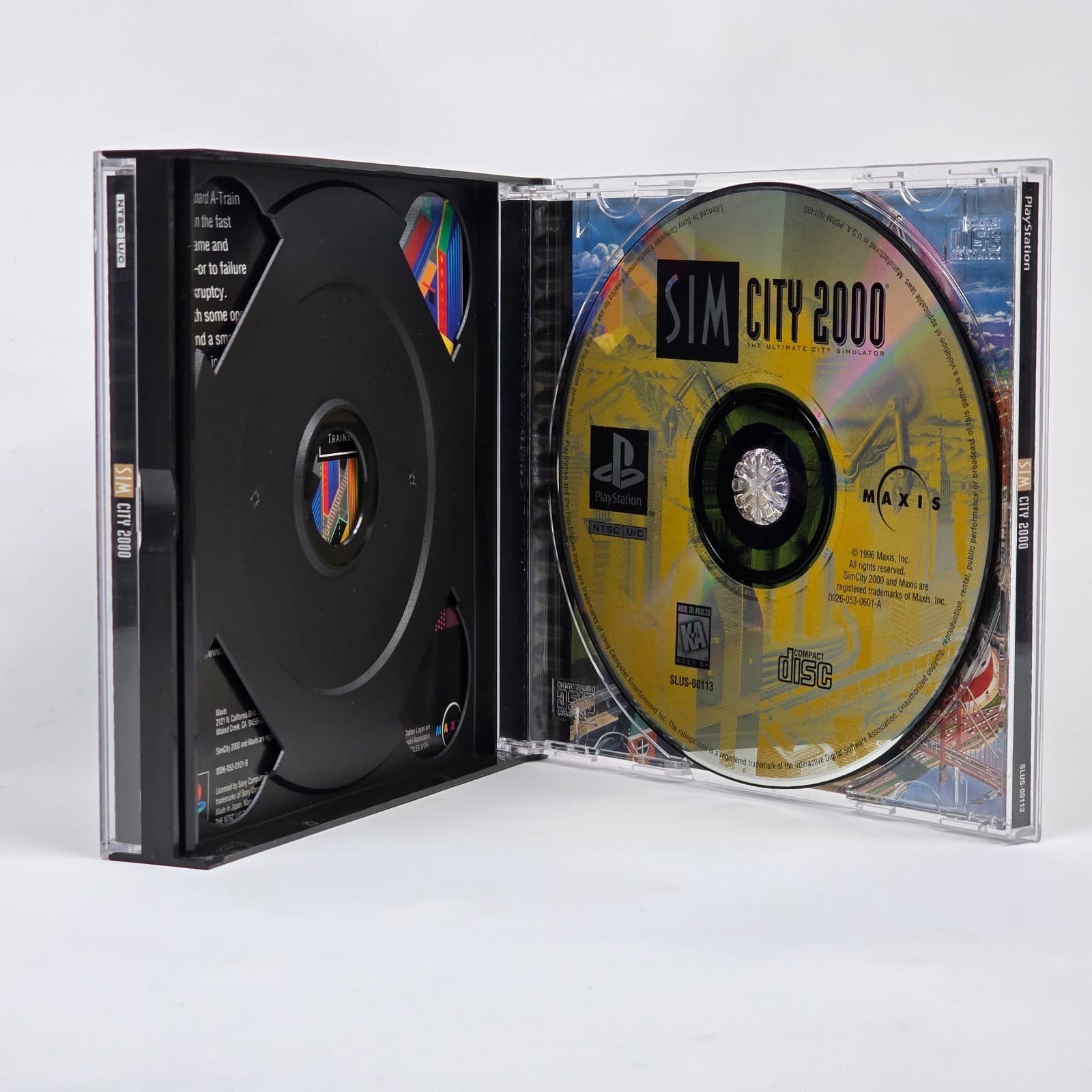 Sim City SimCity 2000 (PlayStation 1 PS1) Black Label CIB COMPLETE - Thumbnail 3
