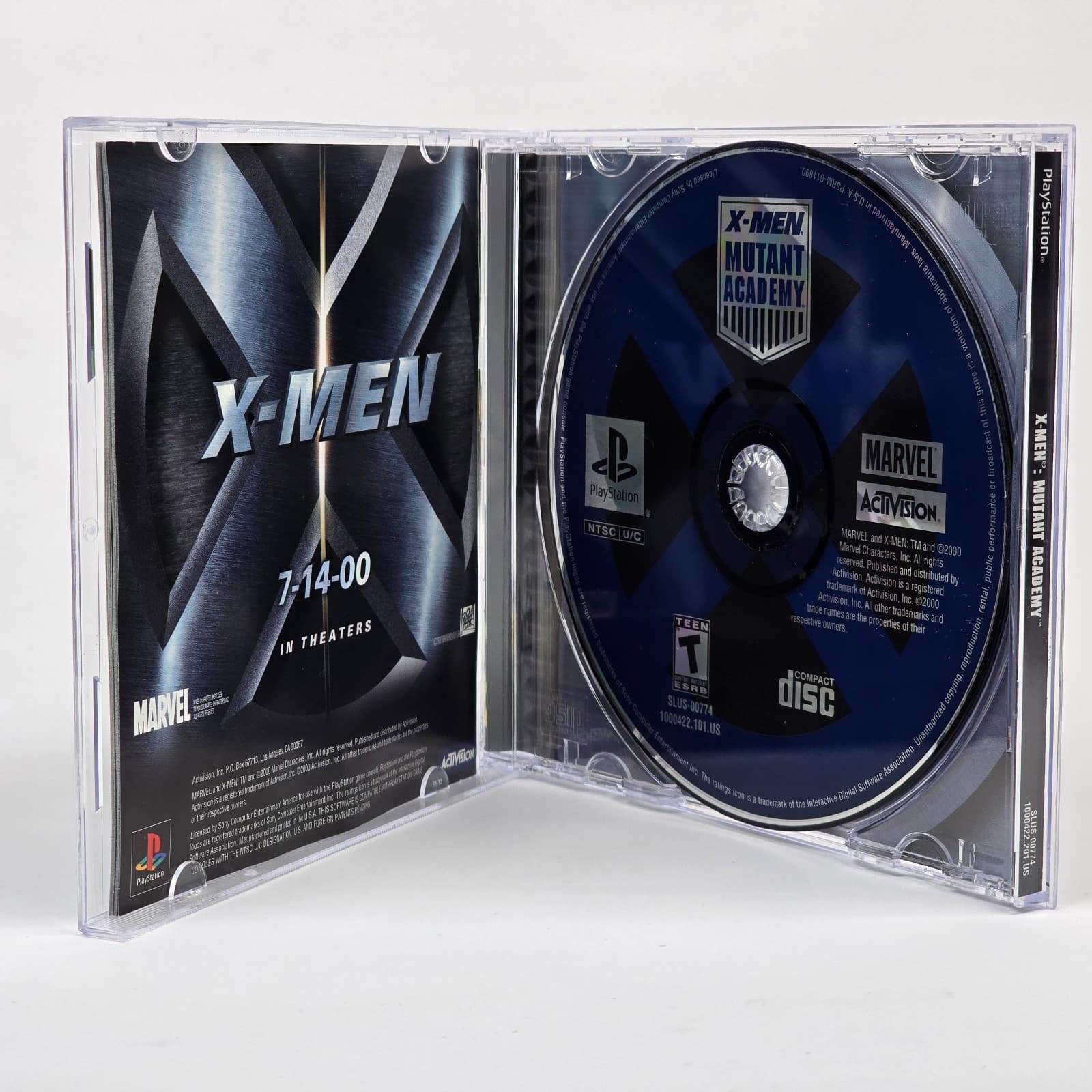 X-Men: Mutant Academy (PlayStation 1 PS1) Black Label CIB COMPLETE - Thumbnail 2