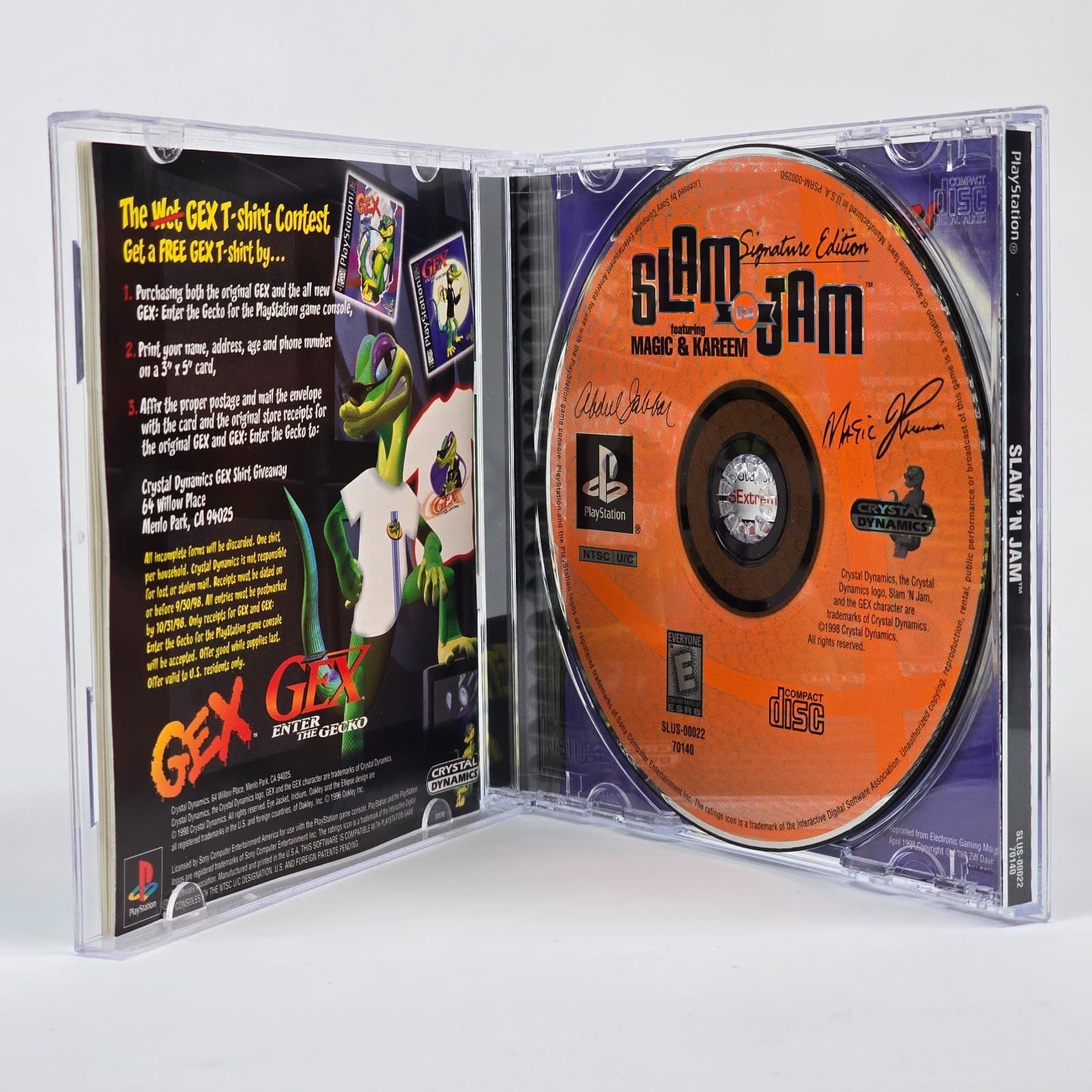 Slam N Jam: Signature Edition (PlayStation 1 PS1) CIB COMPLETE - Thumbnail 2