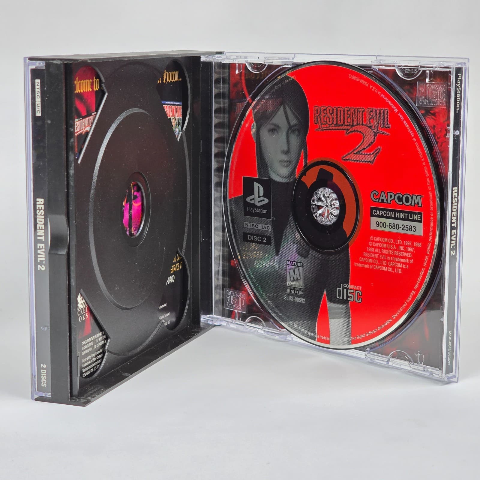 Resident Evil 2 (PlayStation 1 PS1) BL CIB (Small Front Art Rip - See Pics) - Thumbnail 4