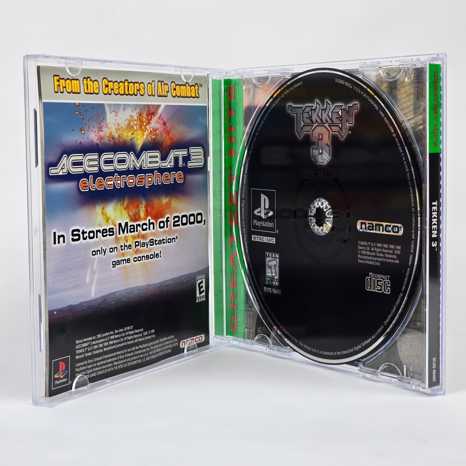 💿REFURBISHED Tekken 3 (PlayStation 1 PS1) Greatest Hits CIB COMPLETE💿 - Thumbnail 2
