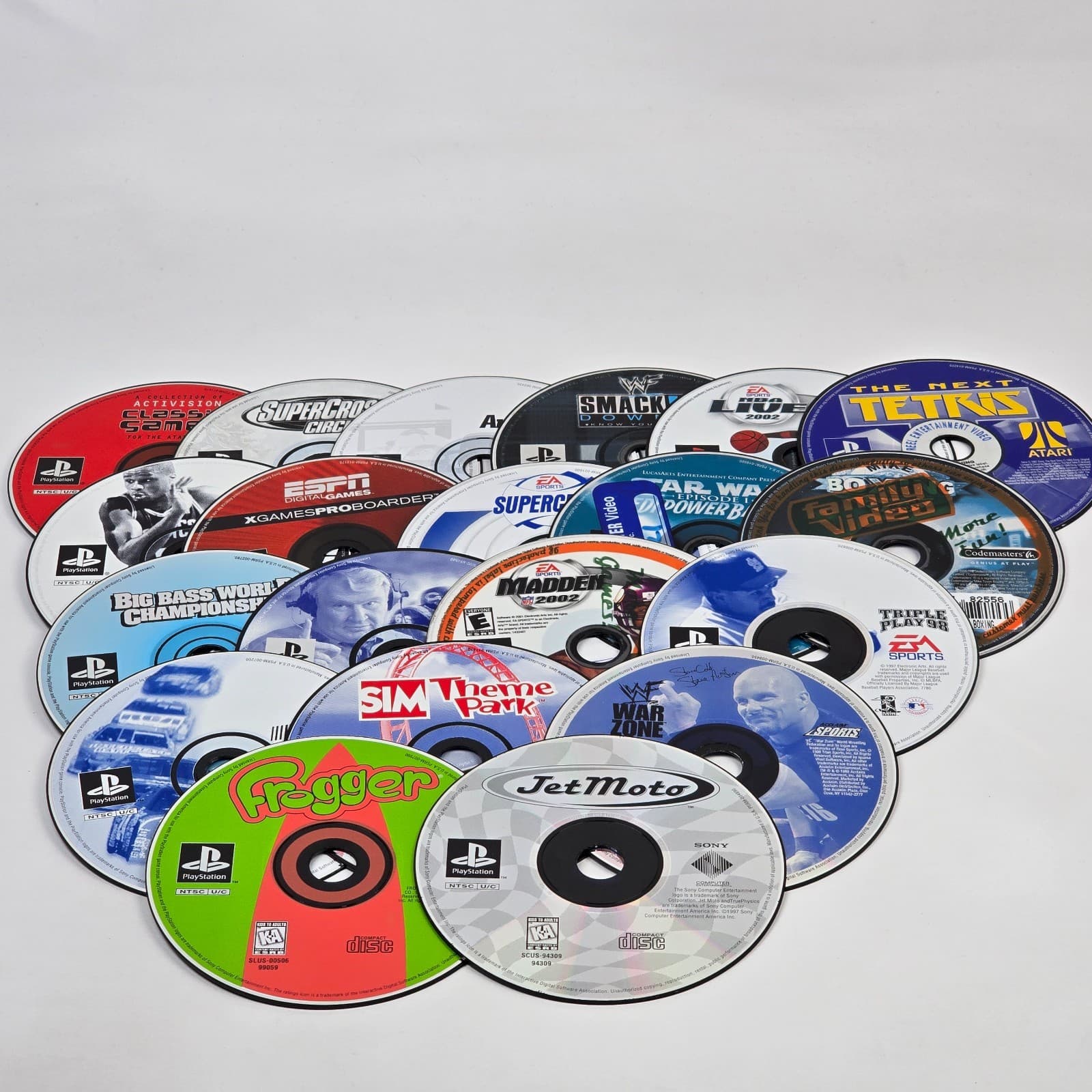Lot of 100x Loose PlayStation 1 PS1 Discs (UNTESTED) Some will need resurfaced - Thumbnail 6
