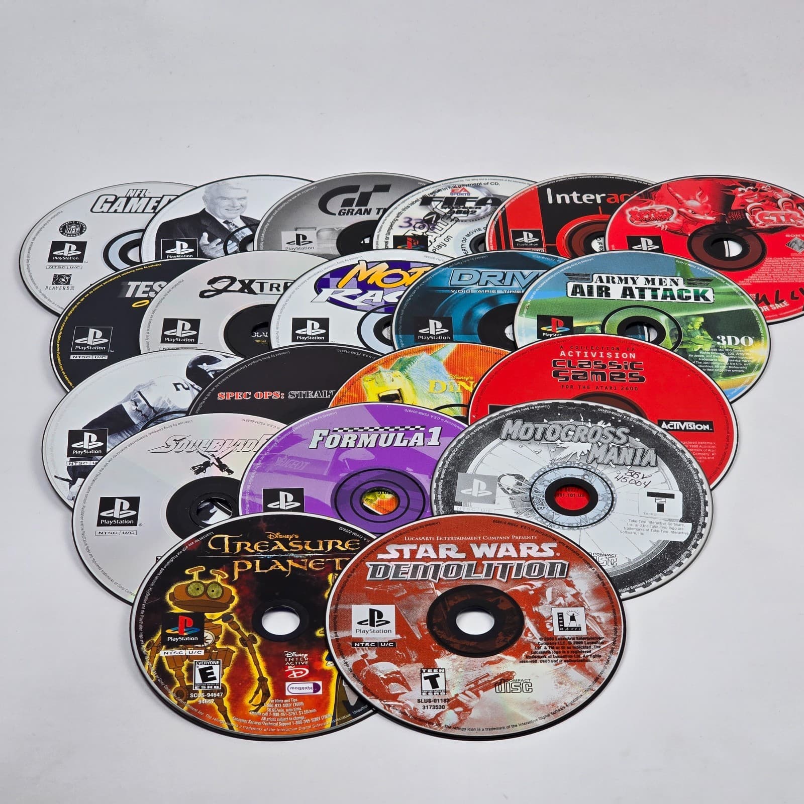 Lot of 100x Loose PlayStation 1 PS1 Discs (UNTESTED) Some will need resurfaced - Thumbnail 3