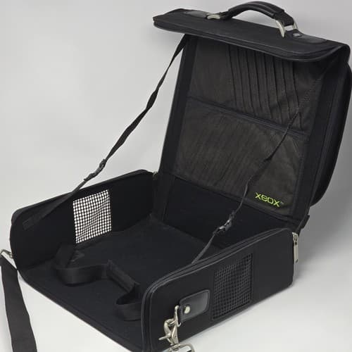 Original Xbox Console Official Storage Carrying Case Travel Messenger Bag - Thumbnail 3