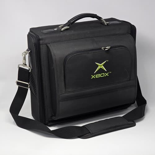 Original Xbox Console Official Storage Carrying Case Travel Messenger Bag