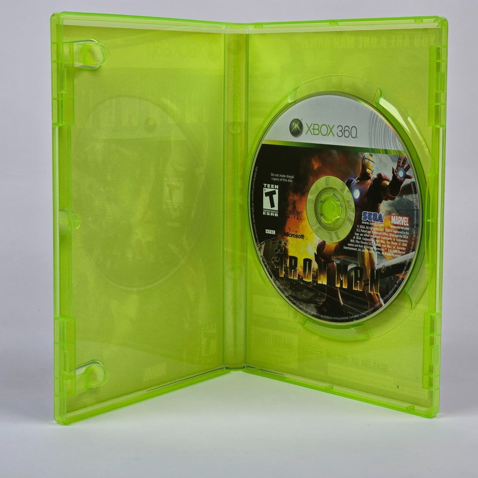 Iron Man (Xbox 360) Case & Disc - Thumbnail 2