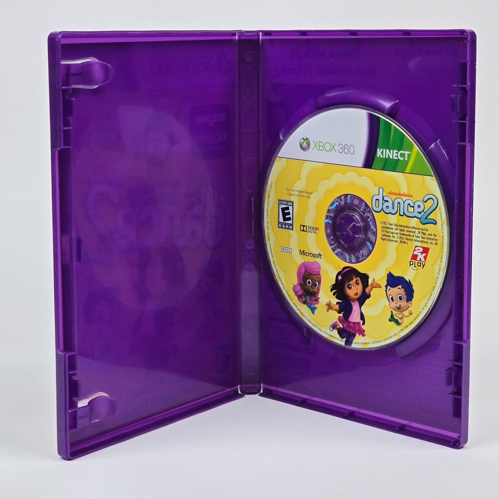 Nickelodeon Dance 2 (Xbox 360) Case & Disc - Thumbnail 2