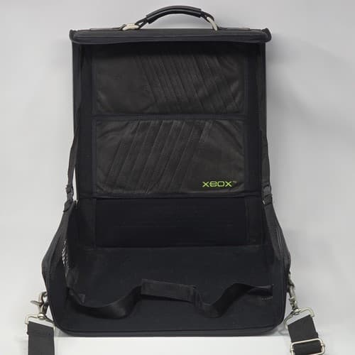 Original Xbox Console Official Storage Carrying Case Travel Messenger Bag - Thumbnail 2