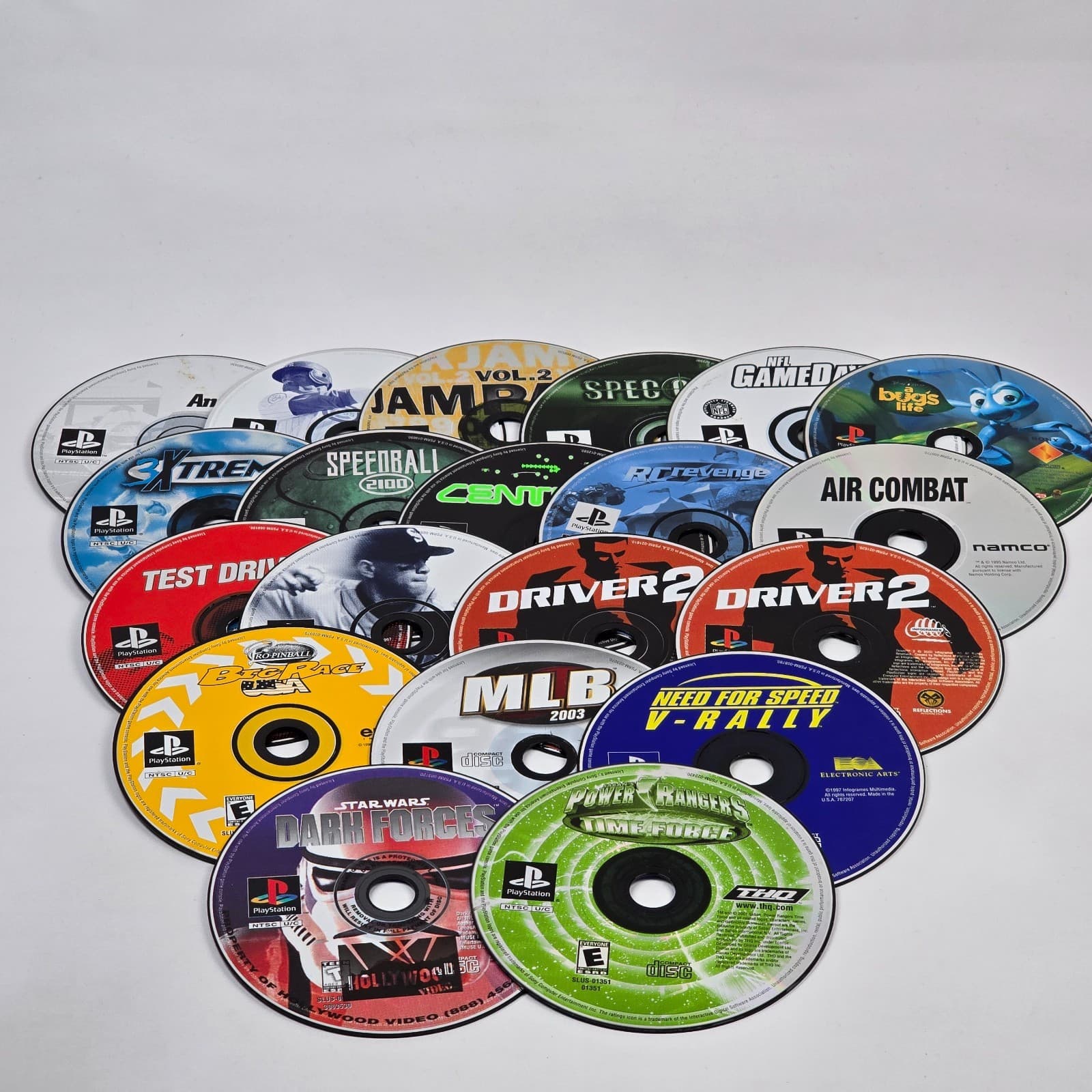 Lot of 100x Loose PlayStation 1 PS1 Discs (UNTESTED) Some will need resurfaced - Thumbnail 5