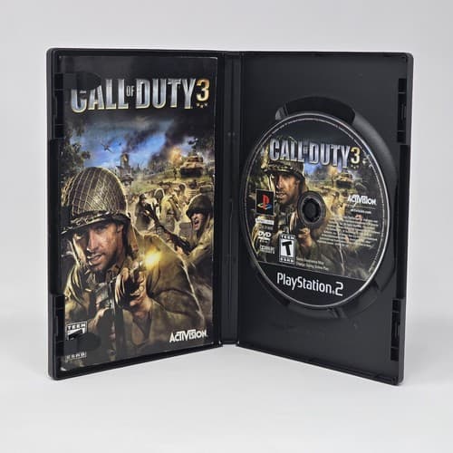 Call of Duty 3 (PlayStation 2 PS2) Black Label CIB COMPLETE & TESTED - Thumbnail 2