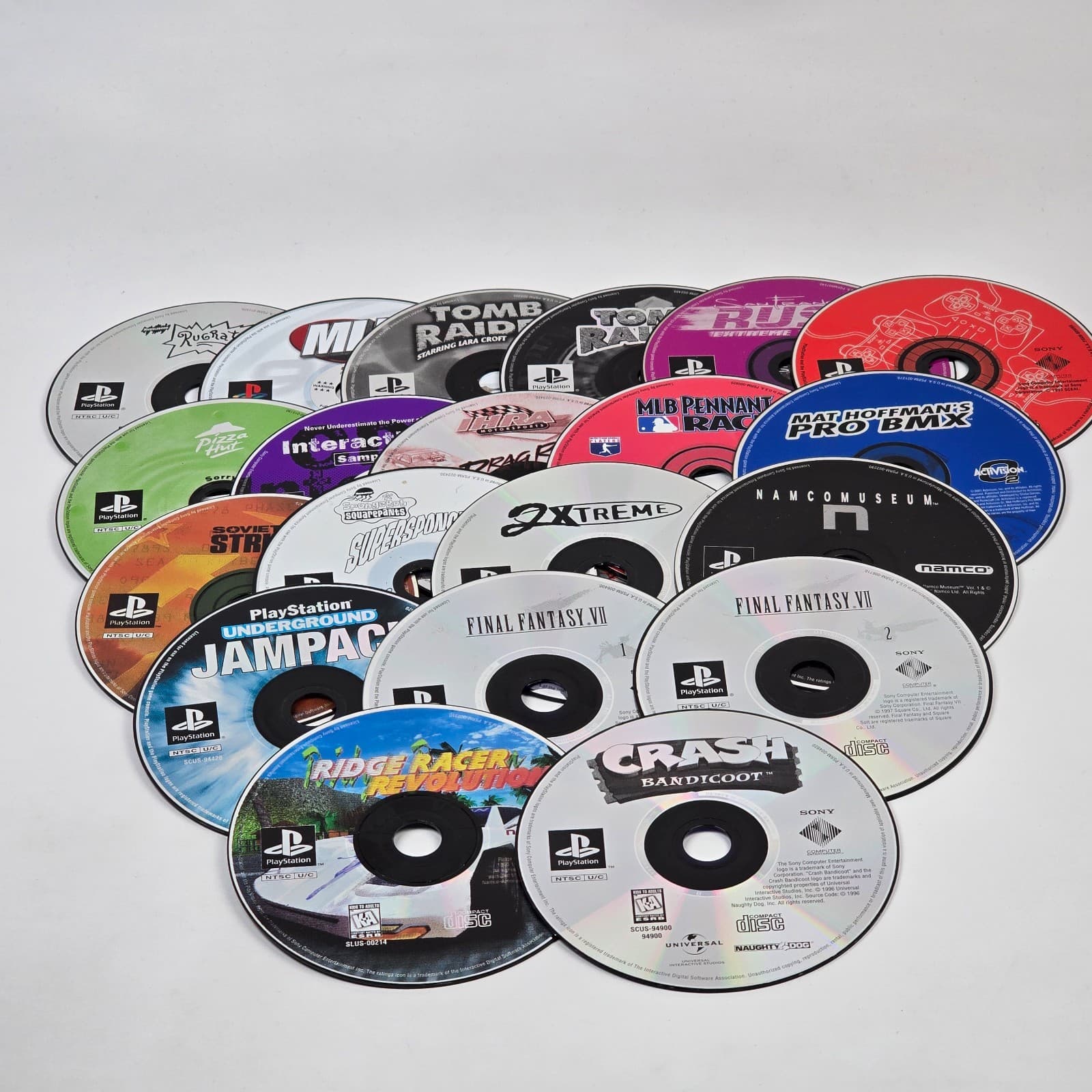 Lot of 100x Loose PlayStation 1 PS1 Discs (UNTESTED) Some will need resurfaced - Thumbnail 4