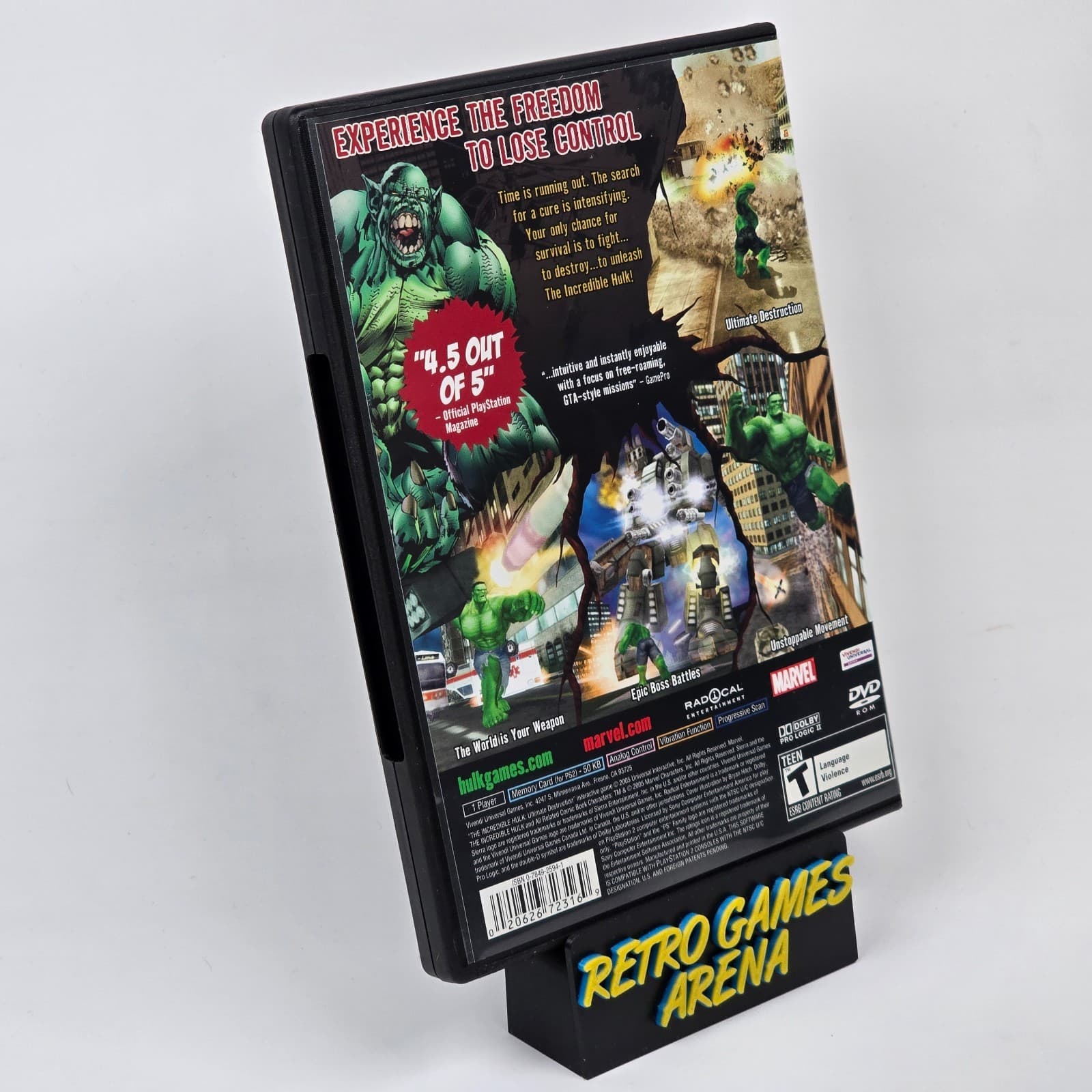 💿REFURBISHED The Incredible Hulk Ultimate Destruction (PlayStation 2 PS2) CIB💿 - Thumbnail 4