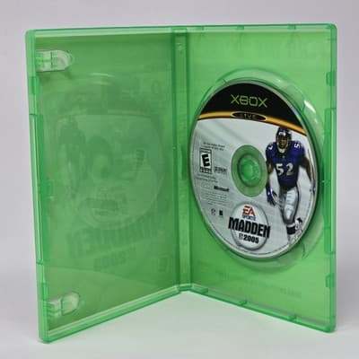 Madden NFL 2005 (Original Xbox) Case & Disc TESTED - Thumbnail 2