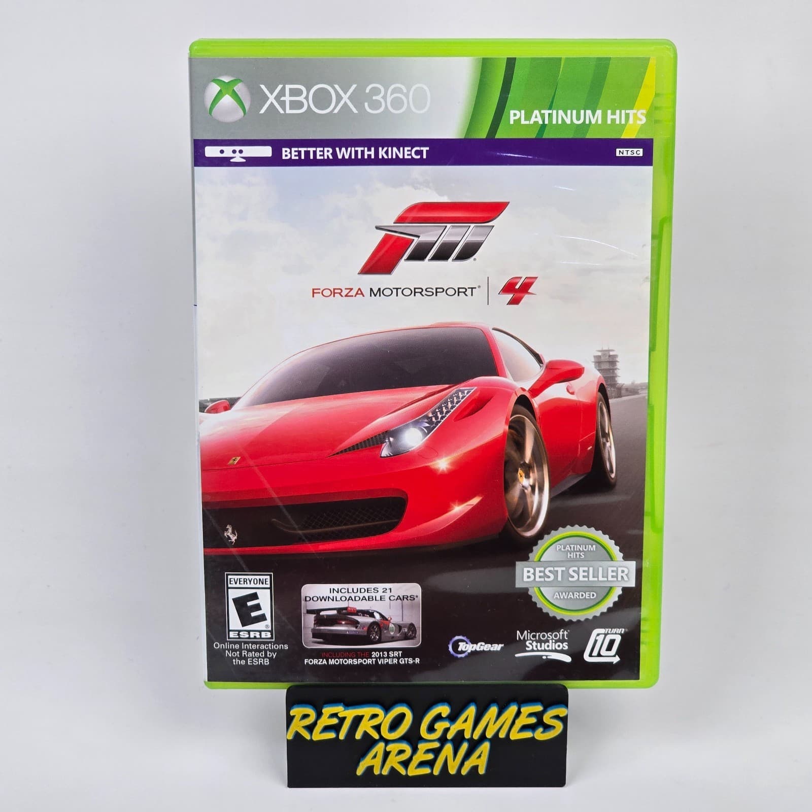 Forza Motorsport 4 - Two Disc Edition (Xbox 360) Platinum Hits CIB COMPLETE