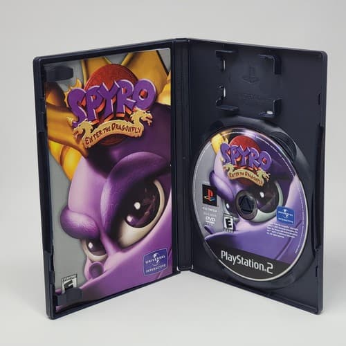 Spyro Enter The Dragonfly (PlayStation 2 PS2) Black Label CIB COMPLETE & TESTED - Thumbnail 2