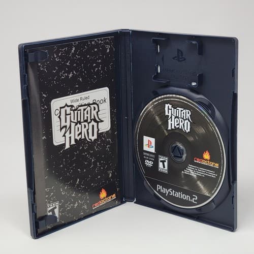 Guitar Hero 1 (PlayStation 2 PS2) Black Label CIB COMPLETE & TESTED - Thumbnail 2