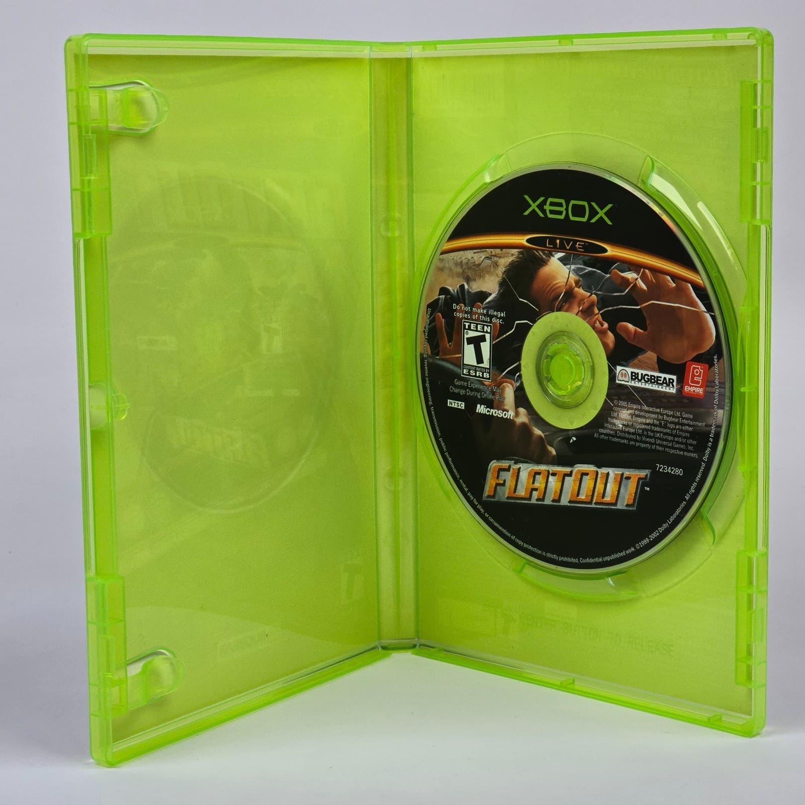 Flatout Flat Out (Original Xbox) Case & Disc - Thumbnail 2