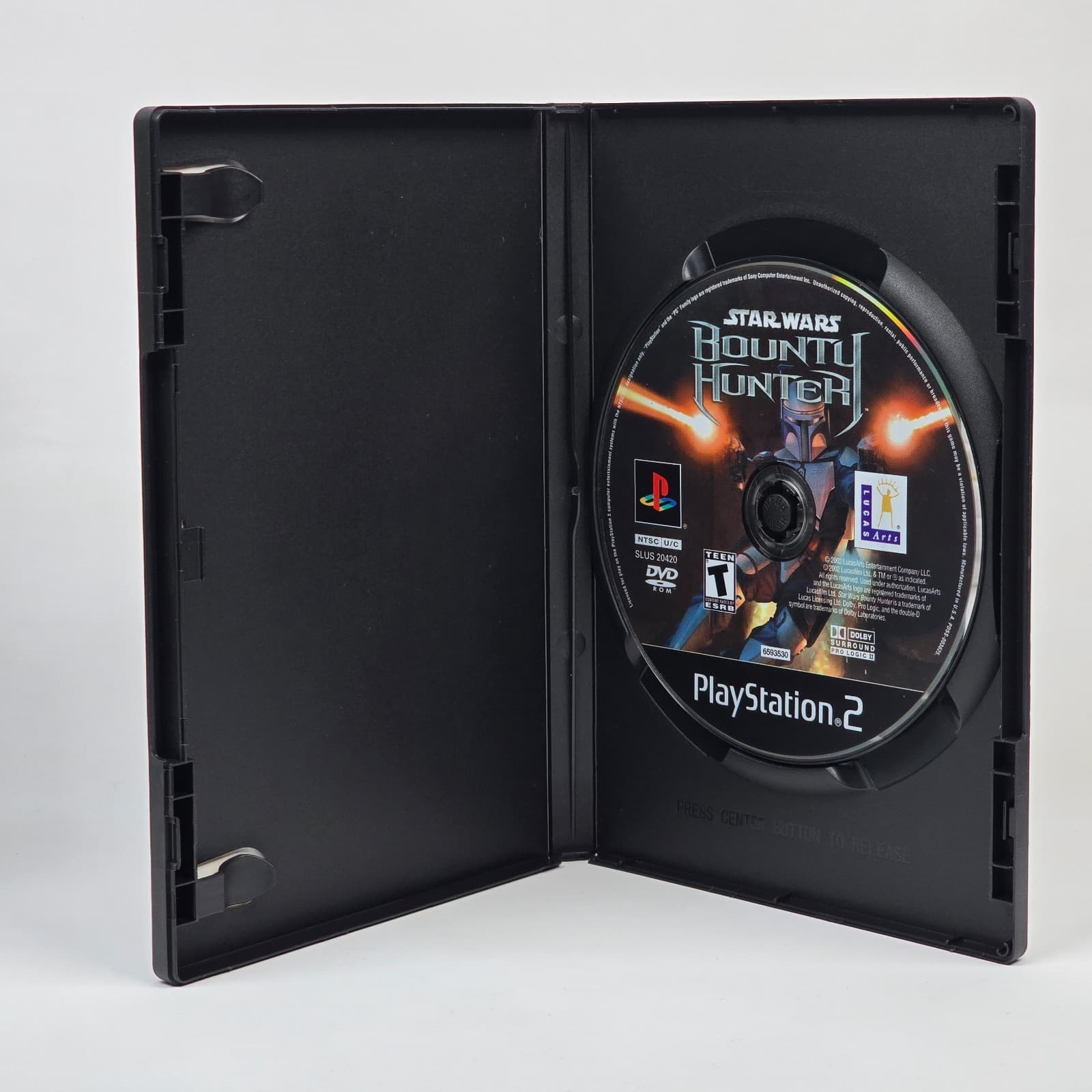 Star Wars: Bounty Hunter (PlayStation 2 PS2) Black Label Case & Disc - Thumbnail 2