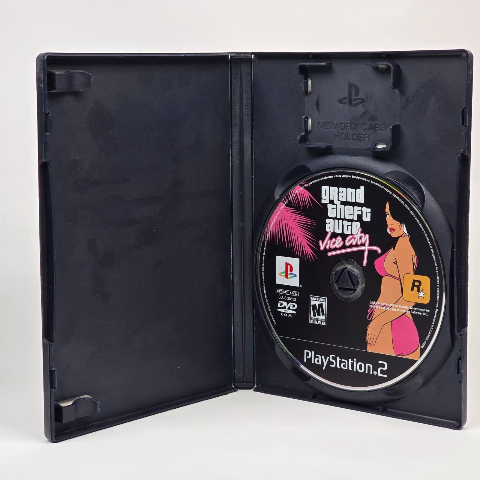 Grand Theft Auto: Vice City (PlayStation 2 PS2) Black Label Case & Disc - Thumbnail 2