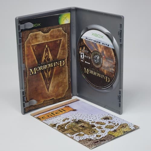 The Elder Scrolls III: Morrowind (Original Xbox) Platinum CIB w/ MAP & TESTED - Thumbnail 2