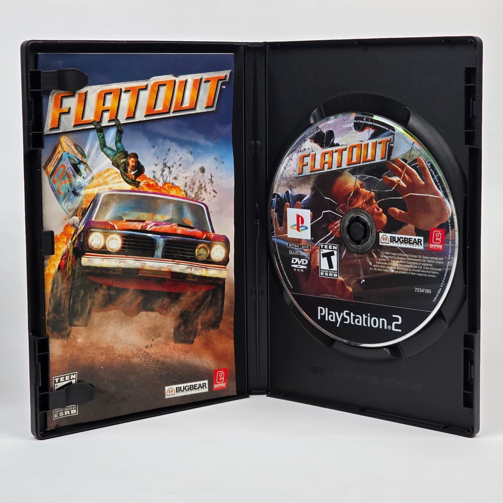 FlatOut Flat Out (PlayStation 2 PS2) CIB COMPLETE - Thumbnail 2