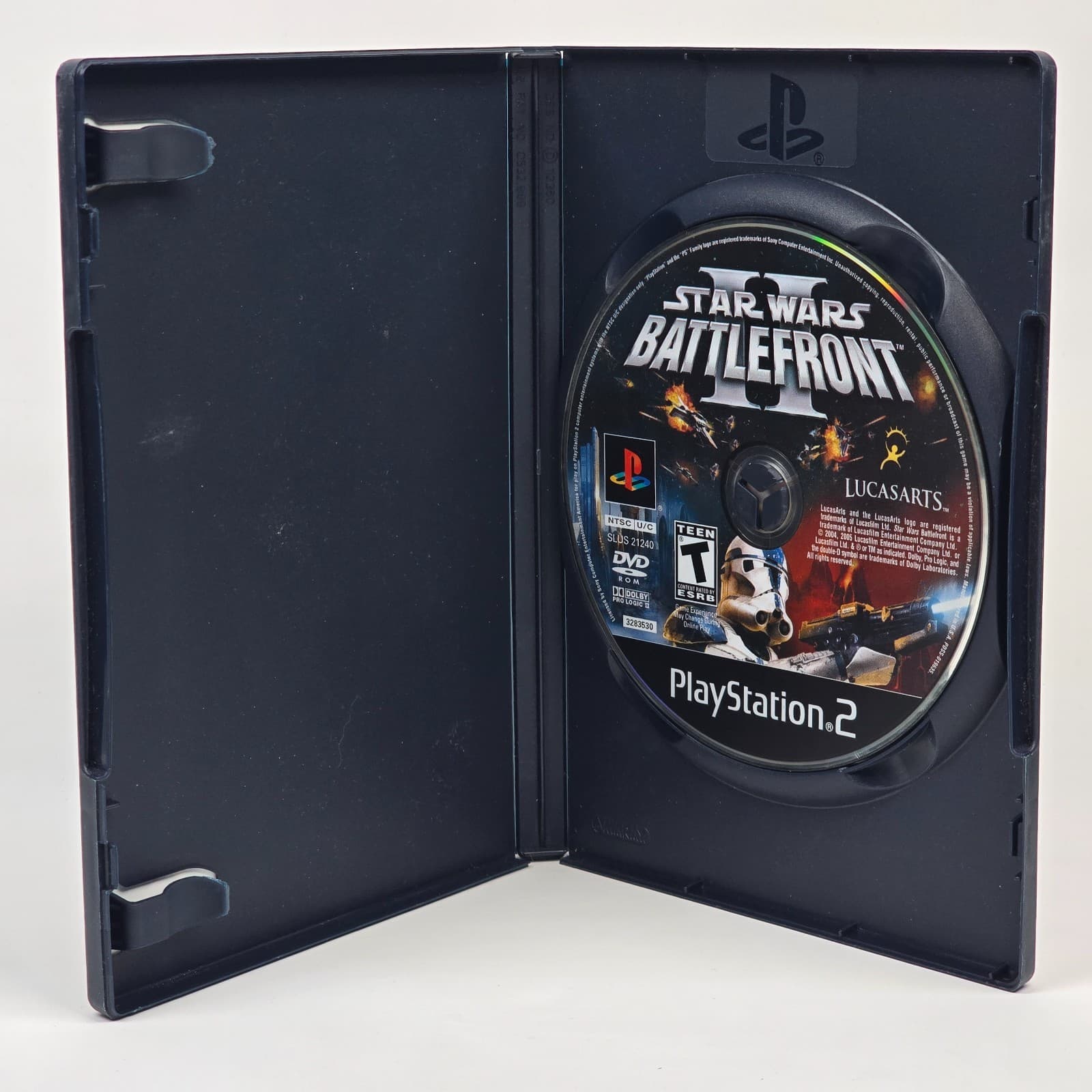 Star Wars: Battlefront II 2 (PlayStation 2 PS2) Black Label Case & Disc - Thumbnail 2