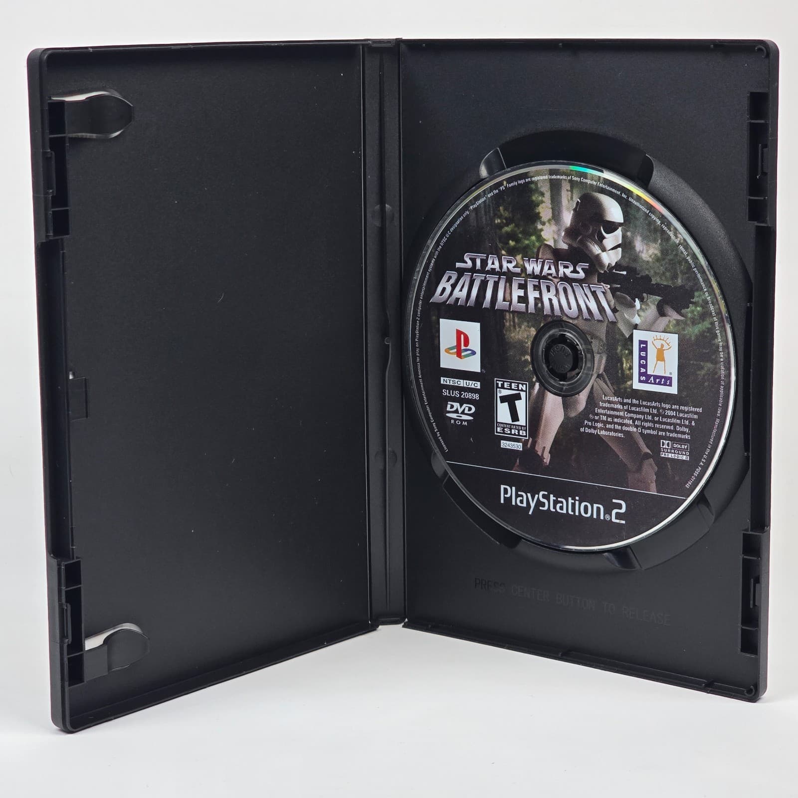 Star Wars: Battlefront (PlayStation 2 PS2) Black Label Case & Disc - Thumbnail 2