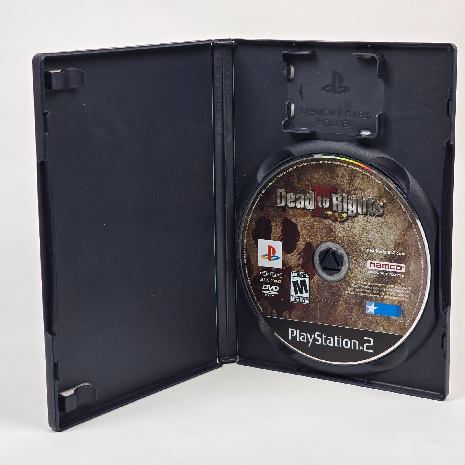 Dead to Rights II 2 (PlayStation 2 PS2) Case & Disc - Thumbnail 2