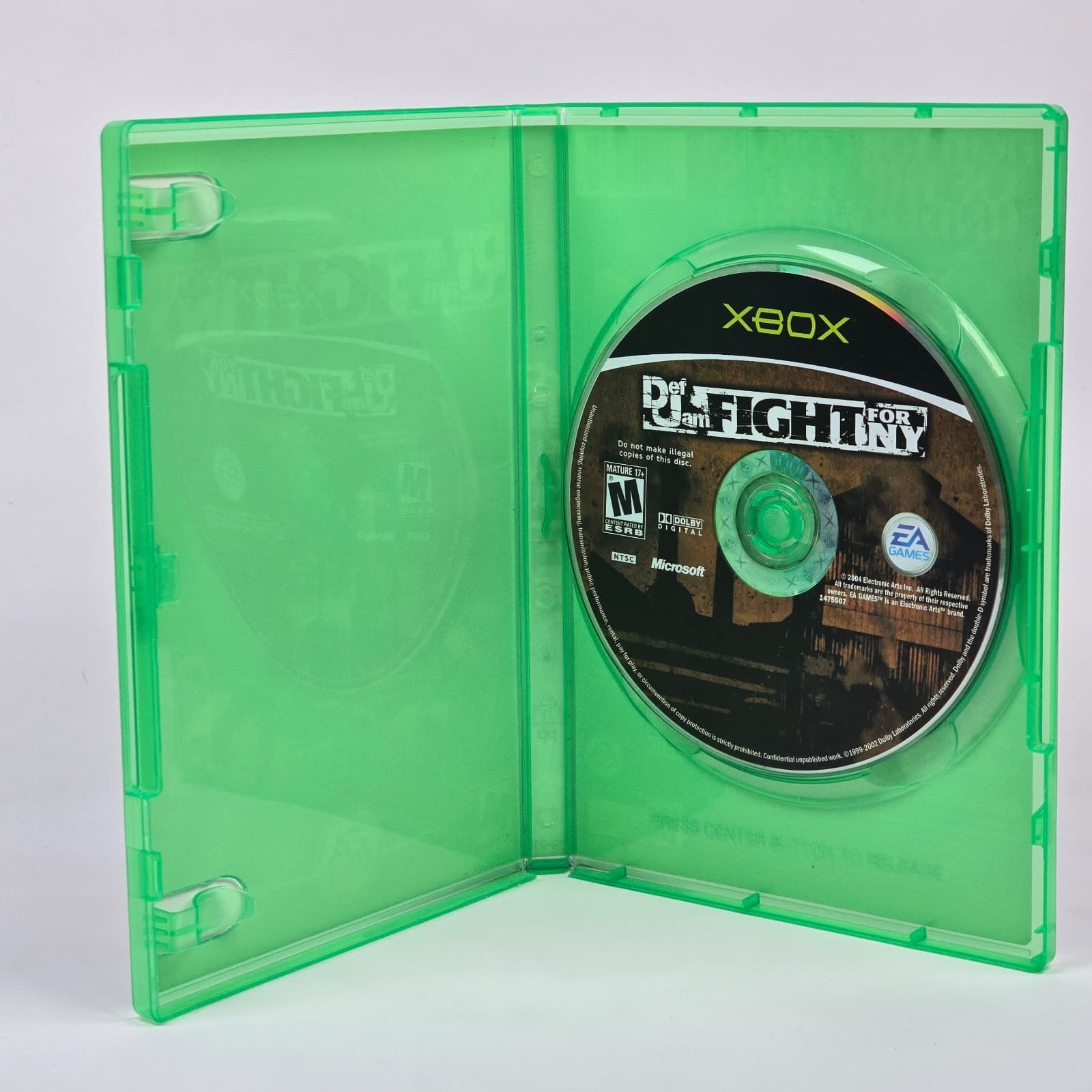 Def Jam: Fight for NY New York (Original Xbox) Black Label Case & Disc - Thumbnail 2