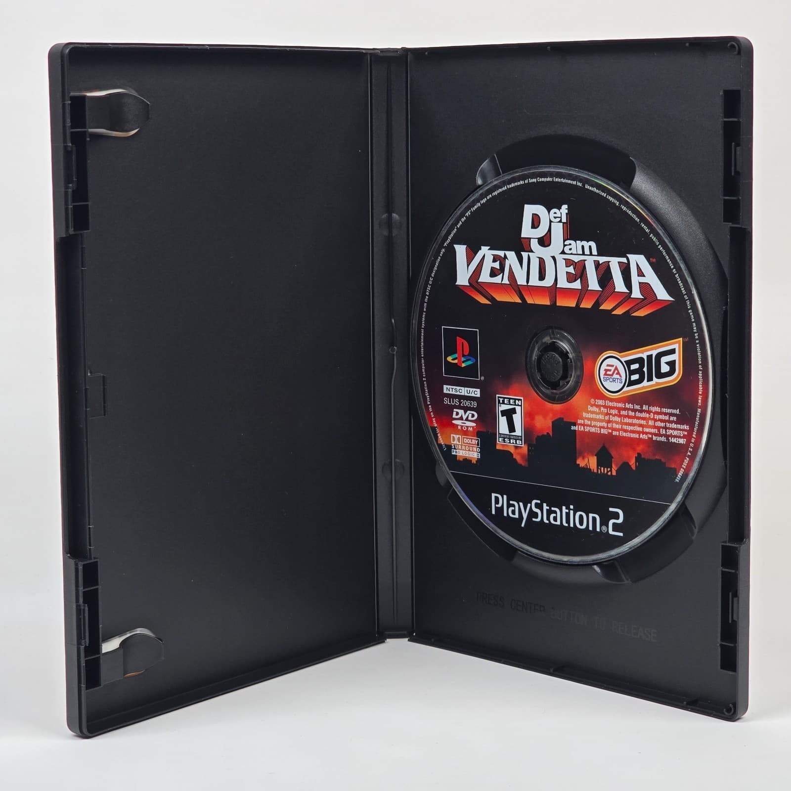 Def Jam: Vendetta (PlayStation 2 PS2) Black Label Case & Disc - Thumbnail 2