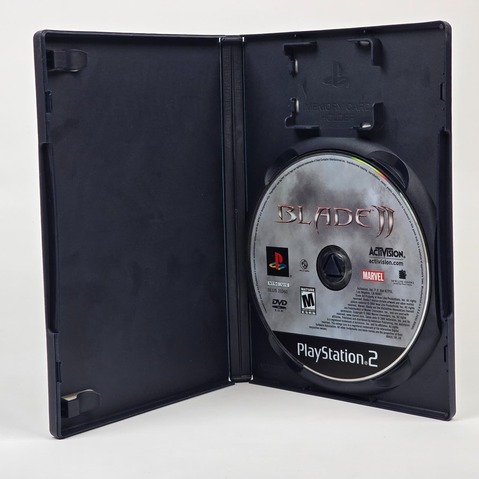 Blade II 2 (PlayStation 2 PS2) Black Label Case & Disc - Thumbnail 2