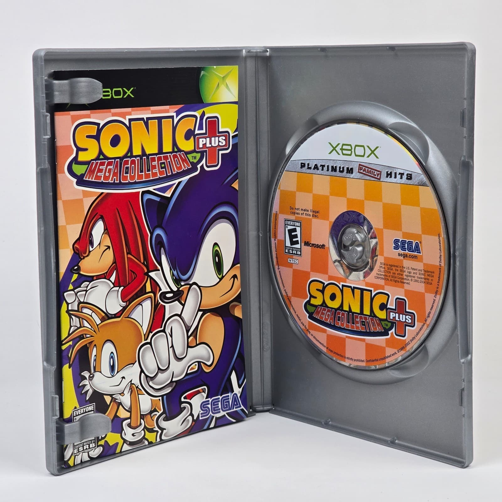 Sonic Mega Collection Plus (Original Xbox) Platinum Hits CIB COMPLETE - Thumbnail 2