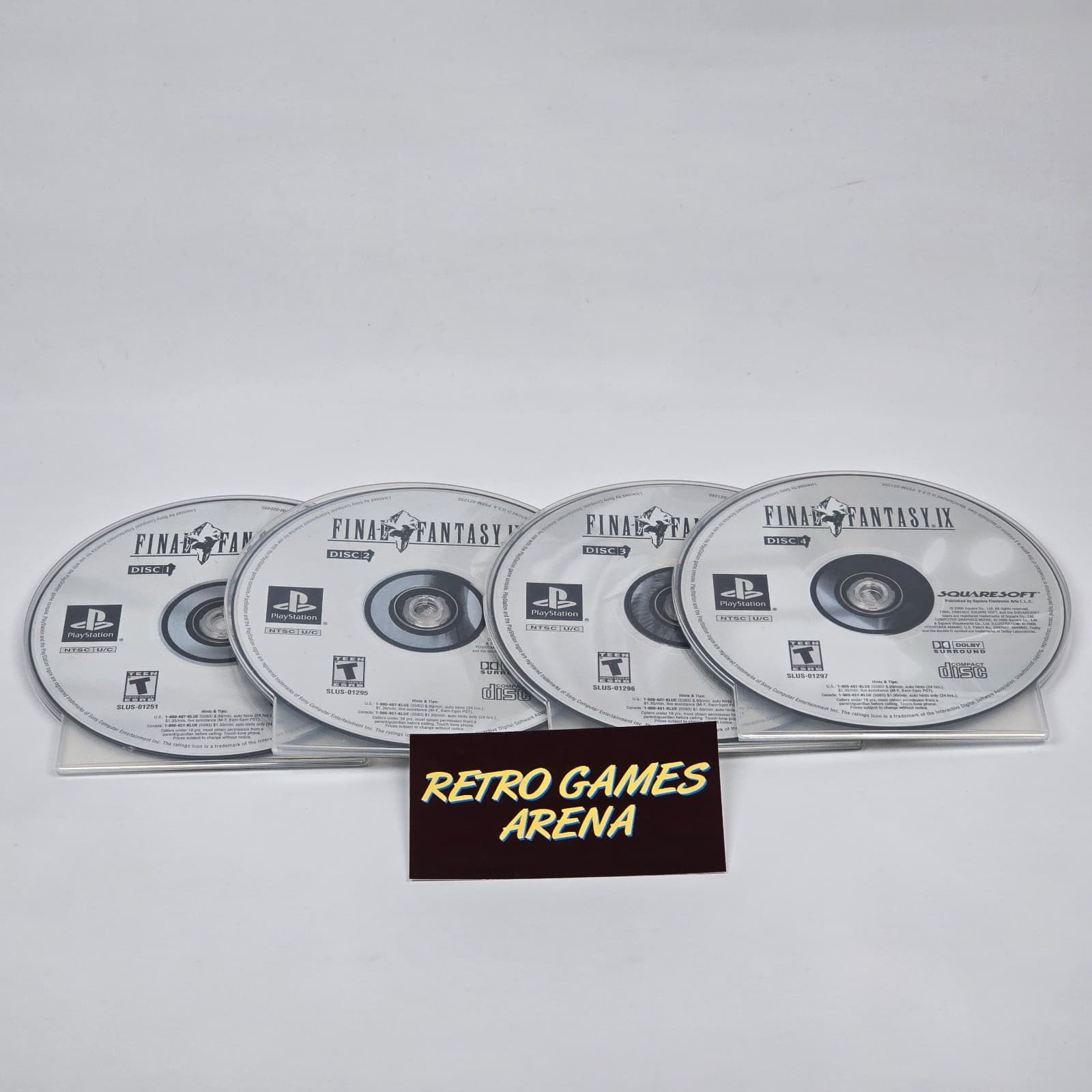 Final Fantasy IX 9 (PlayStation 1 PS1) Black Label Discs
