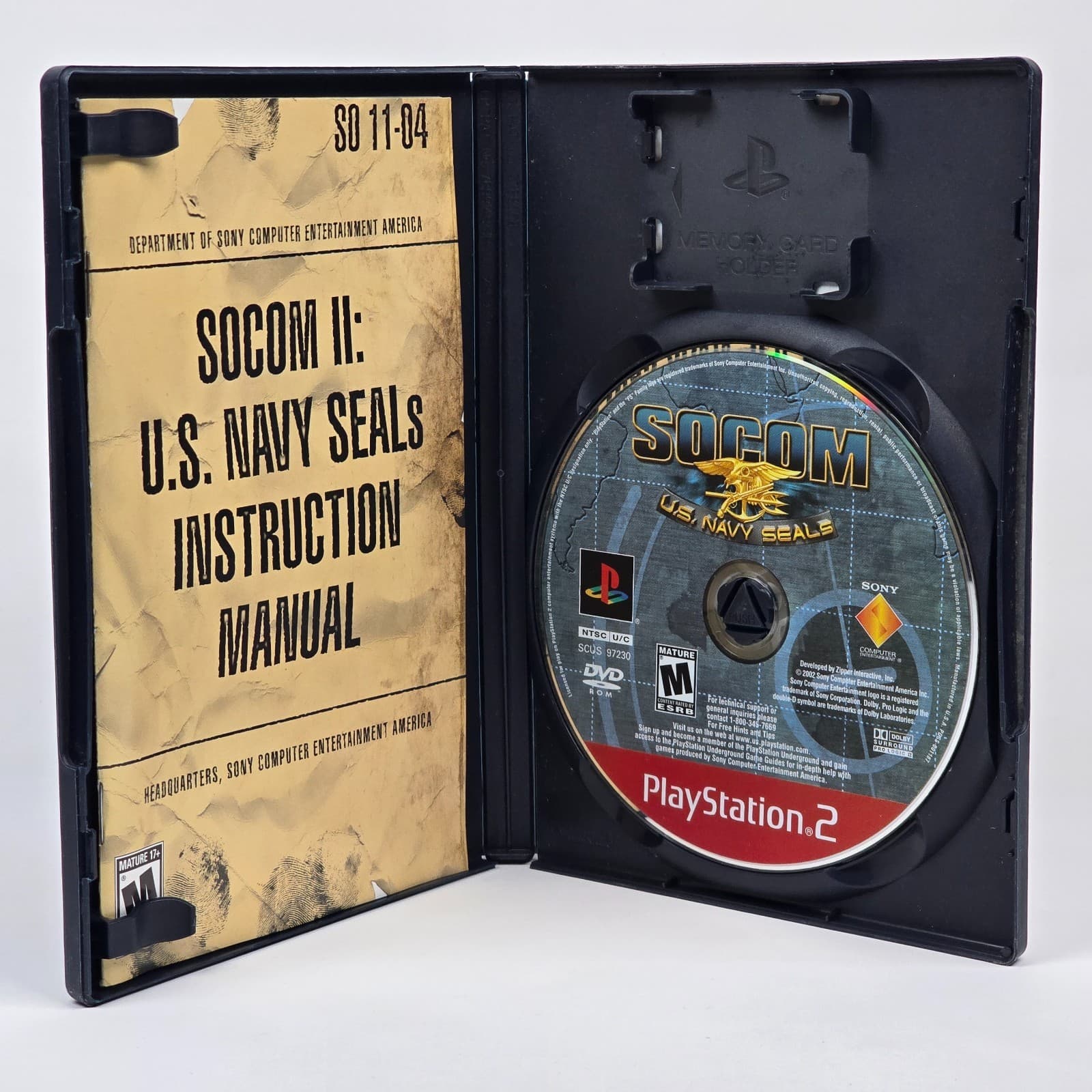 SOCOM II 2: U.S. Navy SEALs (PlayStation 2 PS2) Greatest Hits CIB COMPLETE - Thumbnail 2