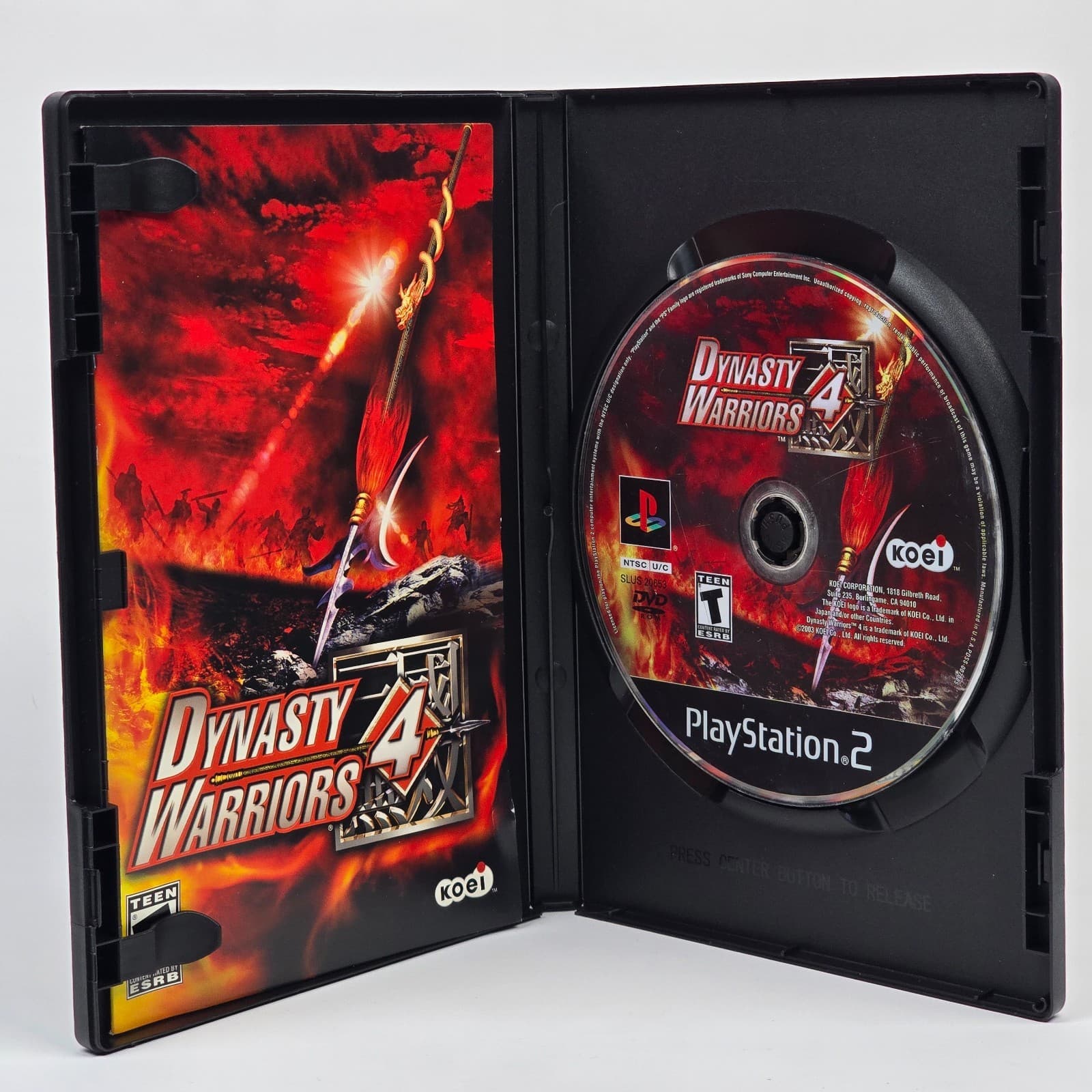 Dynasty Warriors 4 (PlayStation 2 PS2) Greatest Hits CIB COMPLETE - Thumbnail 2
