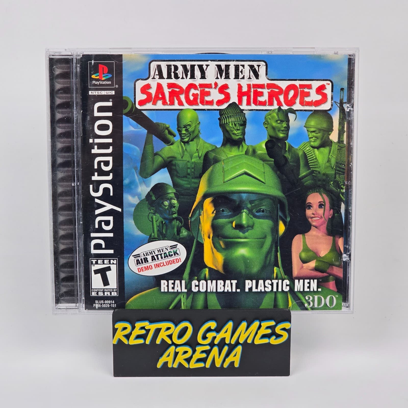 Army Men: Sarge's Heroes (PlayStation 1 PS1) CIB COMPLETE