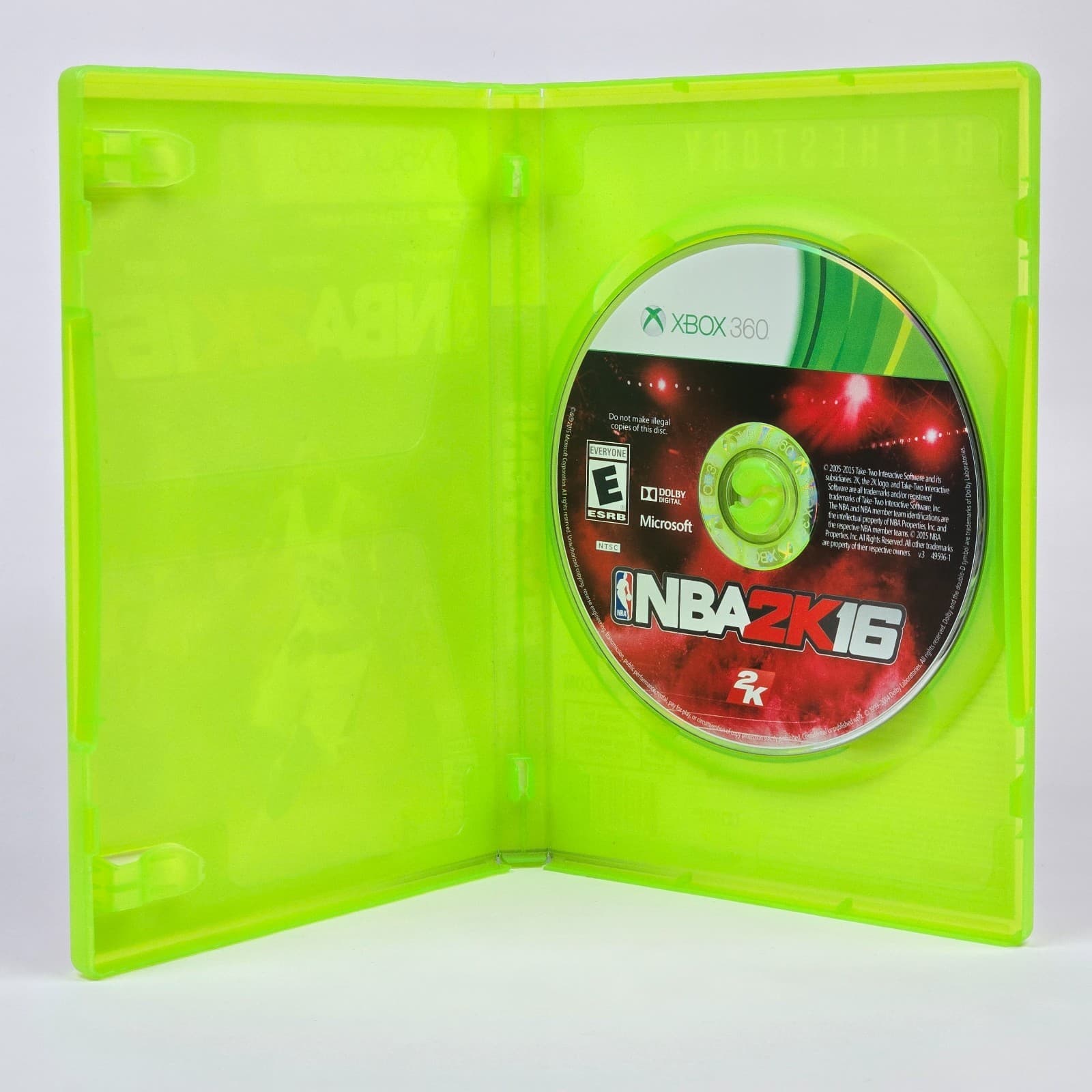 NBA 2K16 - Anthony Davis Cover (Xbox 360) Case & Disc - Thumbnail 2