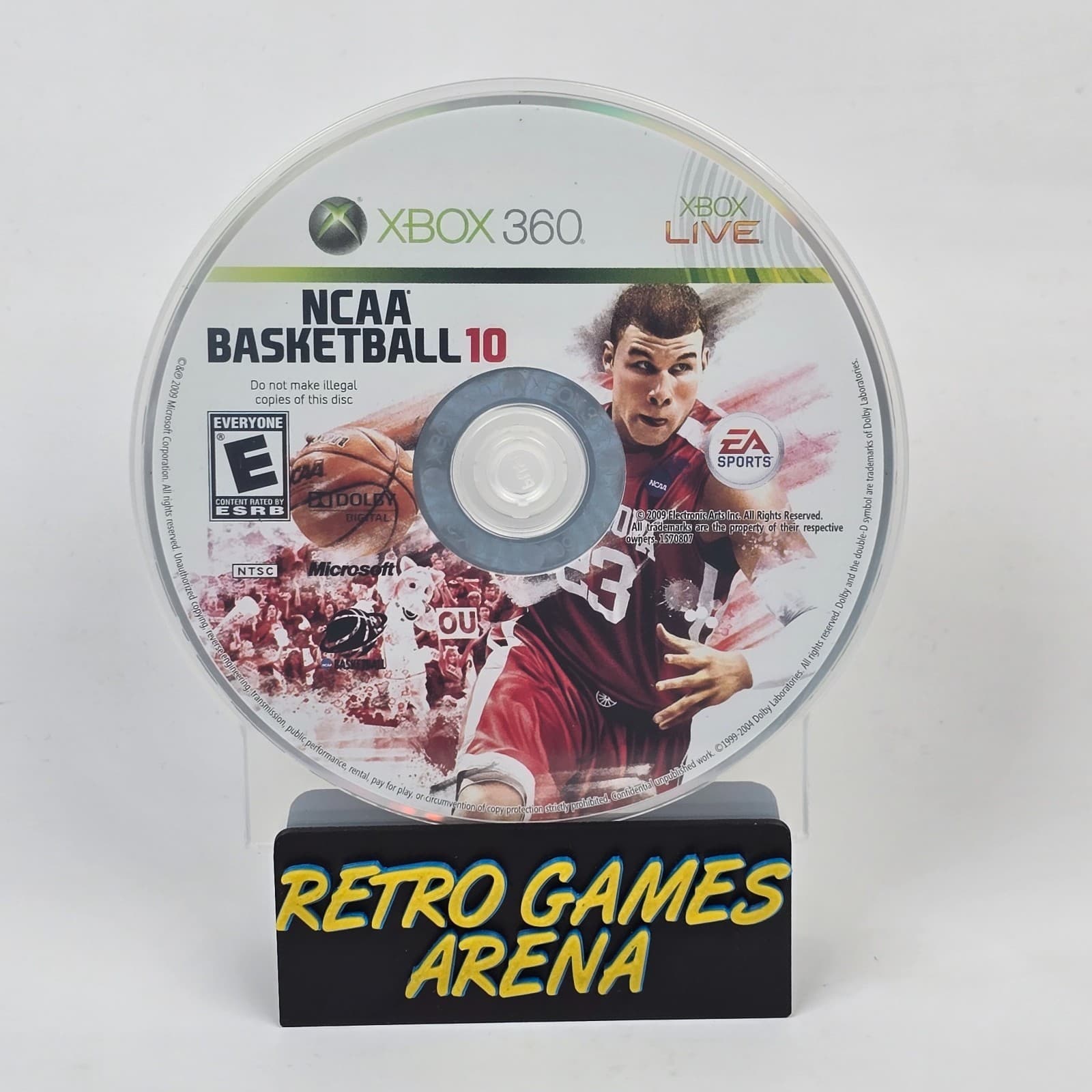 NCAA Basketball 10 (Xbox 360) Disc