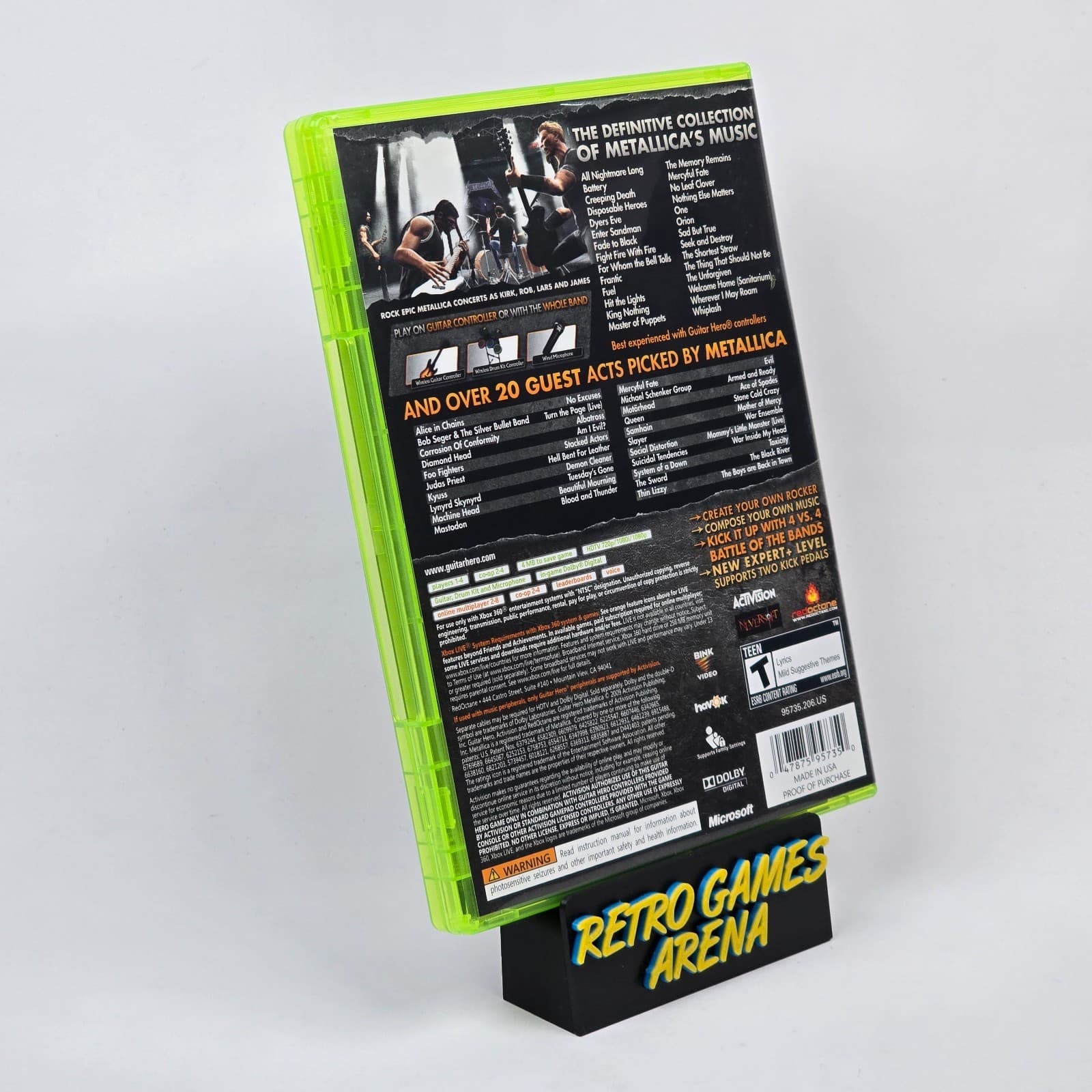 💿 REFURBISHED Guitar Hero: Metallica (Xbox 360) CIB COMPLETE 💿 - Thumbnail 4