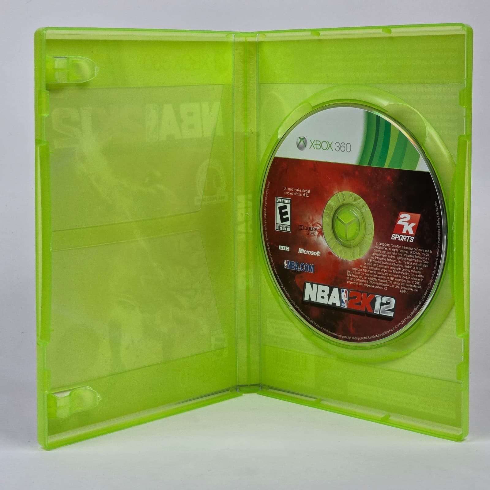 NBA 2K12 (Xbox 360) Case & Disc - Thumbnail 2