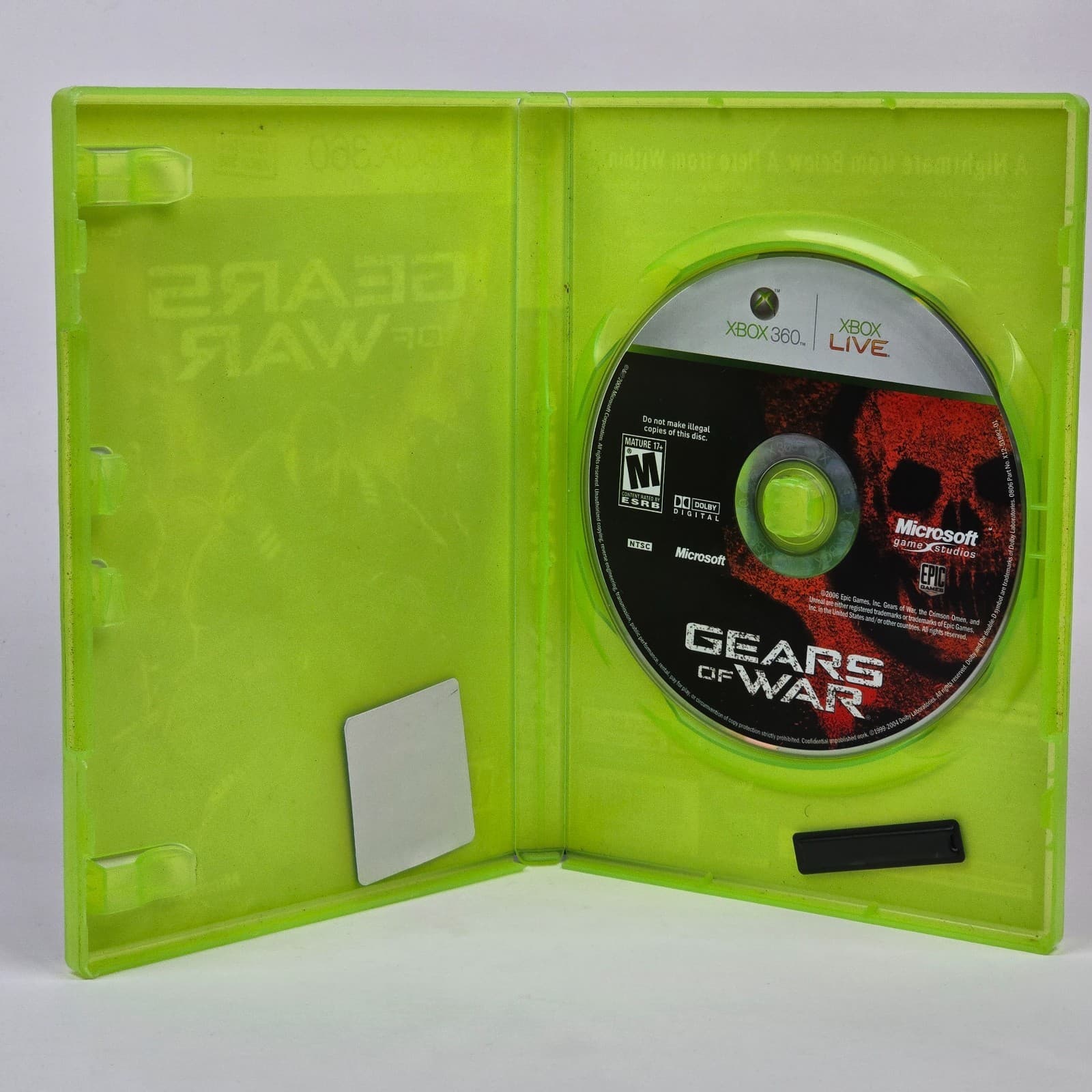 Gears of War 1 (Xbox 360) Case & Disc - Thumbnail 2