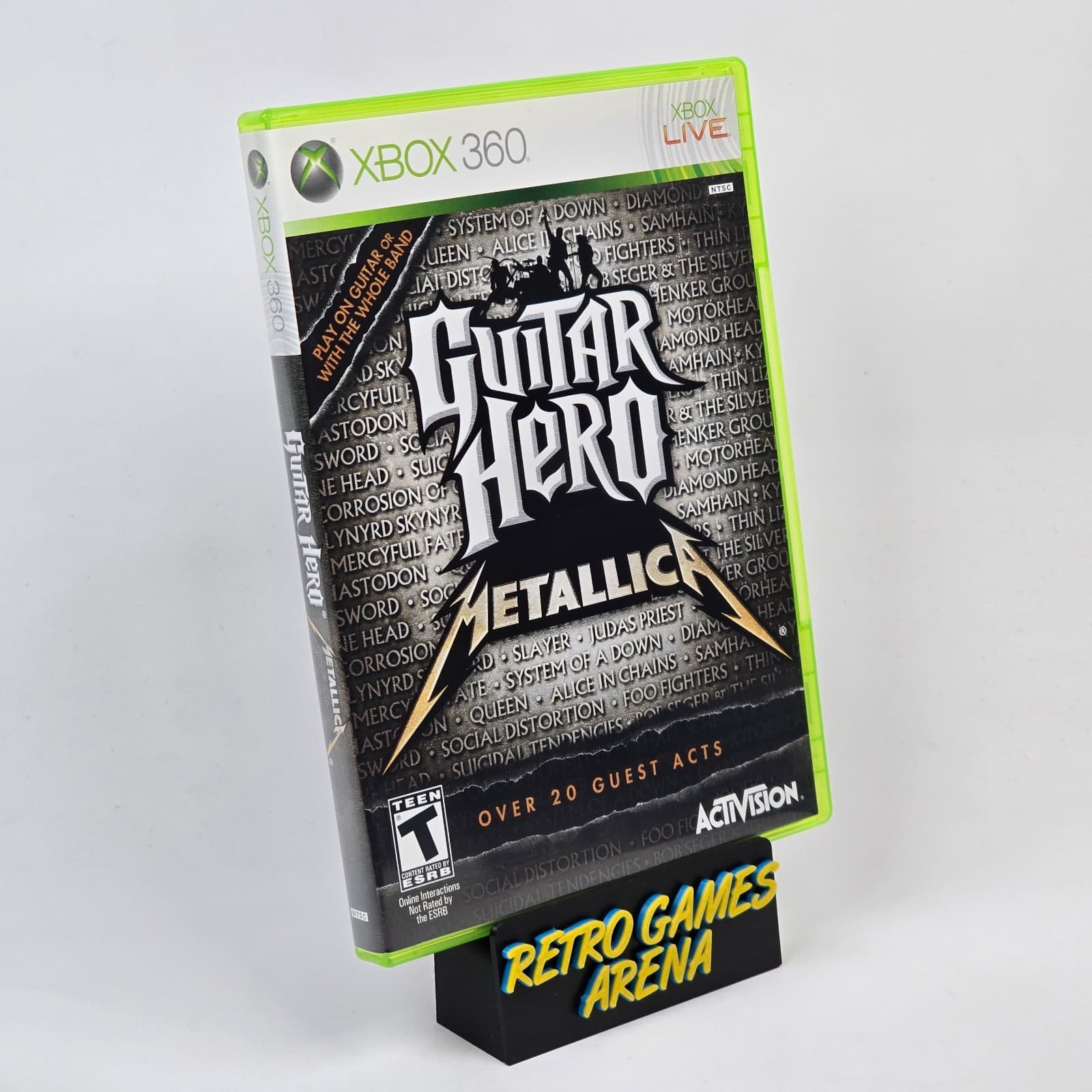 💿 REFURBISHED Guitar Hero: Metallica (Xbox 360) CIB COMPLETE 💿