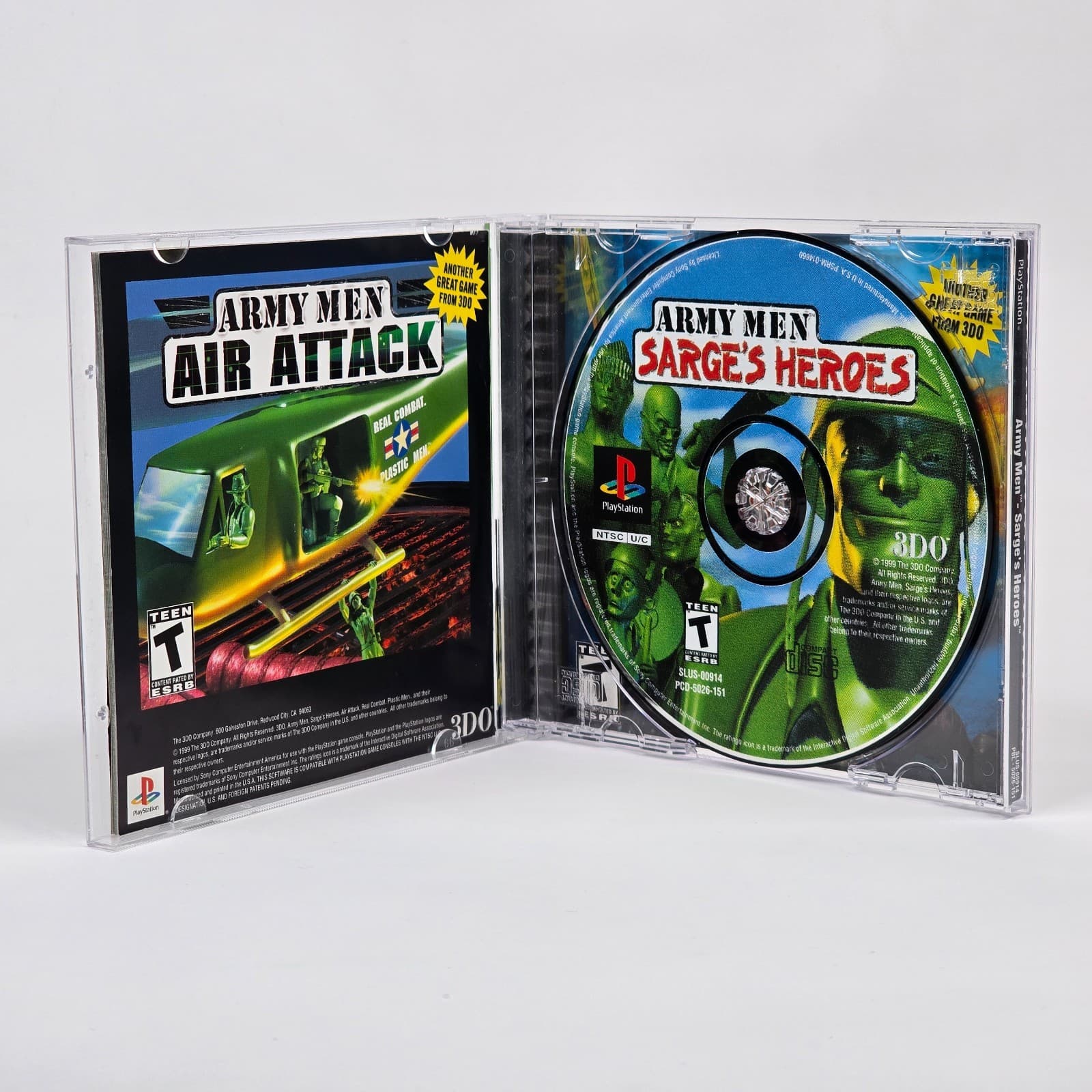 Army Men: Sarge's Heroes (PlayStation 1 PS1) CIB COMPLETE - Thumbnail 2
