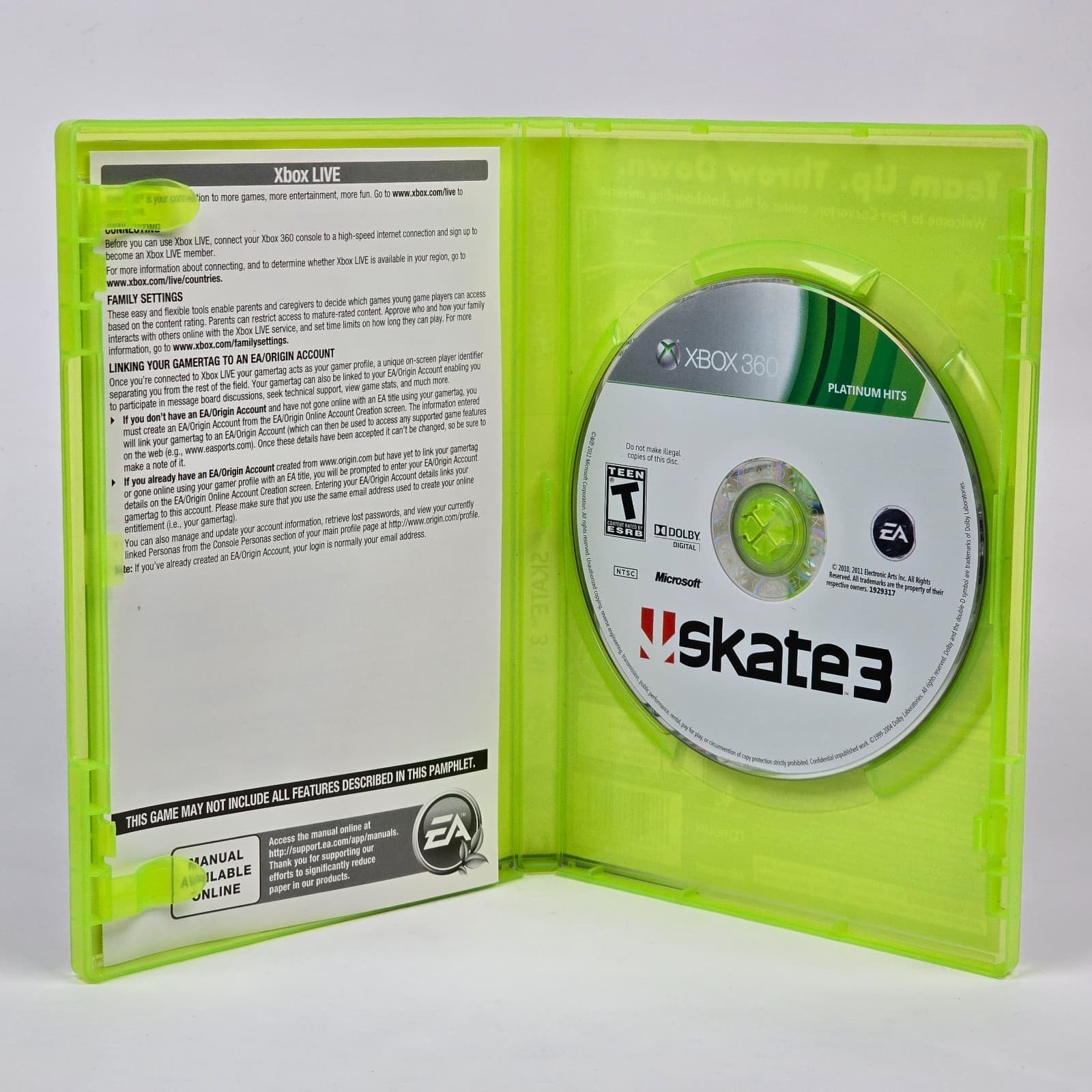 Skate 3 (Xbox 360) Platinum Hits CIB COMPLETE - Thumbnail 2