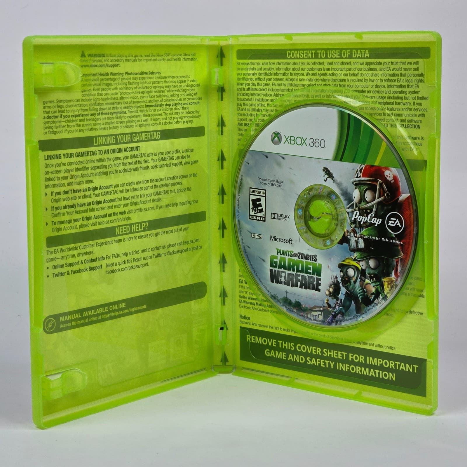 Plants vs Zombies: Garden Warfare (Xbox 360) CIB COMPLETE - Thumbnail 2