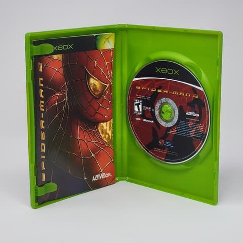Spider-Man 2 (Original Xbox) Black Label CIB COMPLETE & TESTED - Thumbnail 2