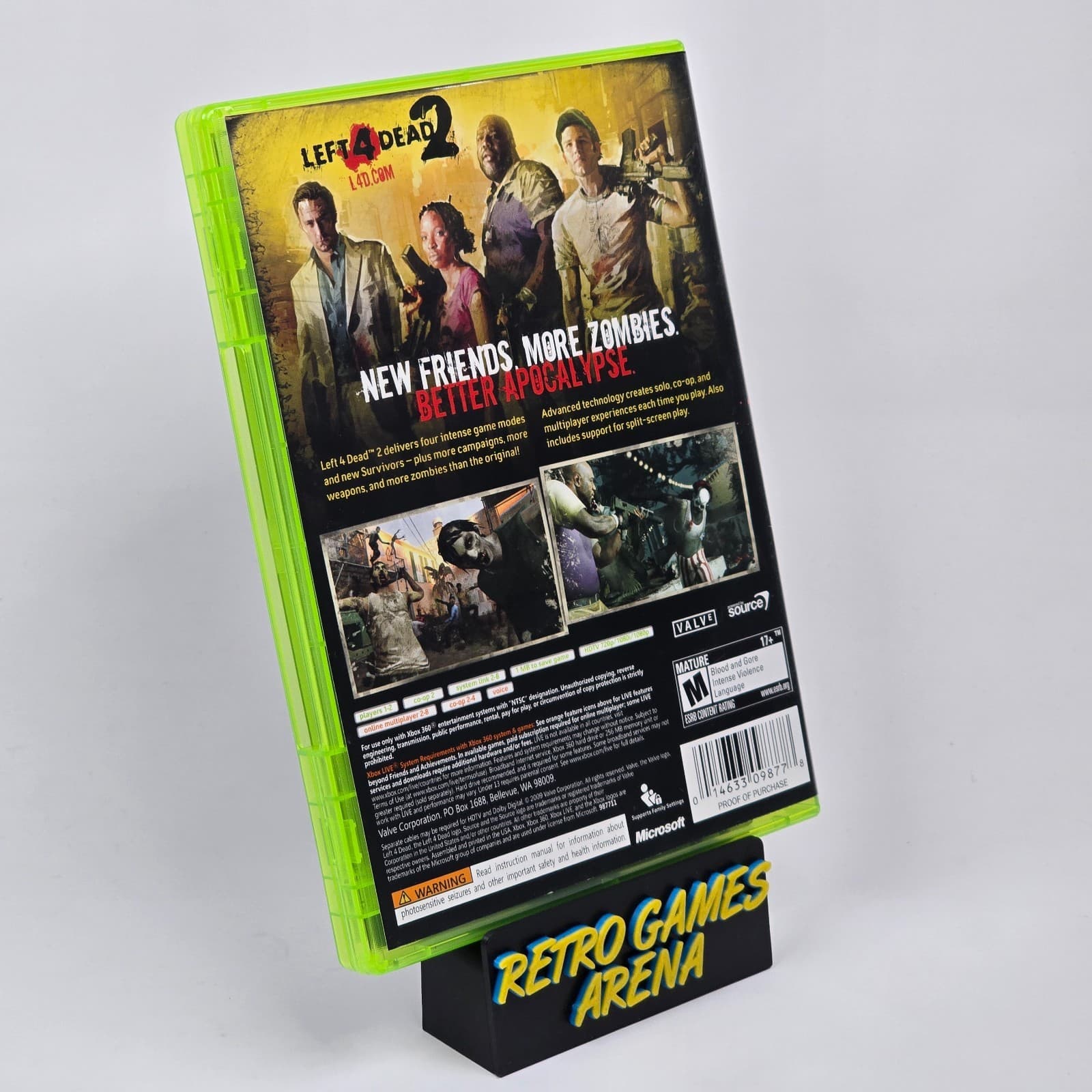 💿REFURBISHED Left 4 Dead 2 (Xbox 360) White Label CIB COMPLETE💿 - Thumbnail 4