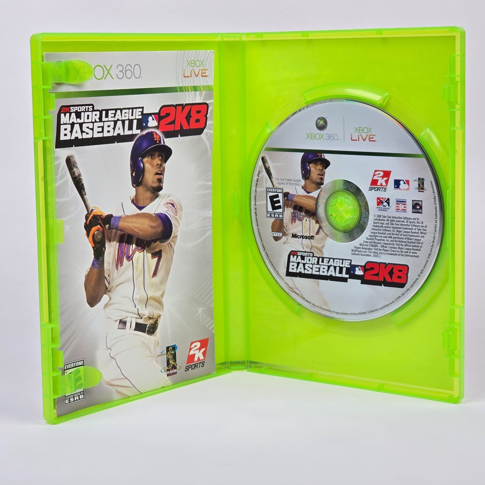 Major League Baseball MLB 2K8 (Xbox 360) CIB COMPLETE - Thumbnail 2