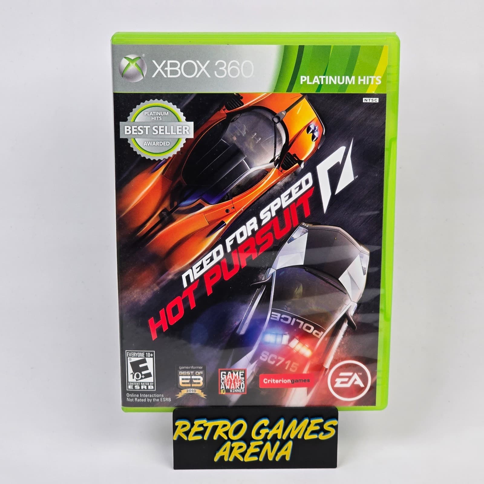 Need for Speed: Hot Pursuit (Xbox 360) Platinum Hits CIB COMPLETE