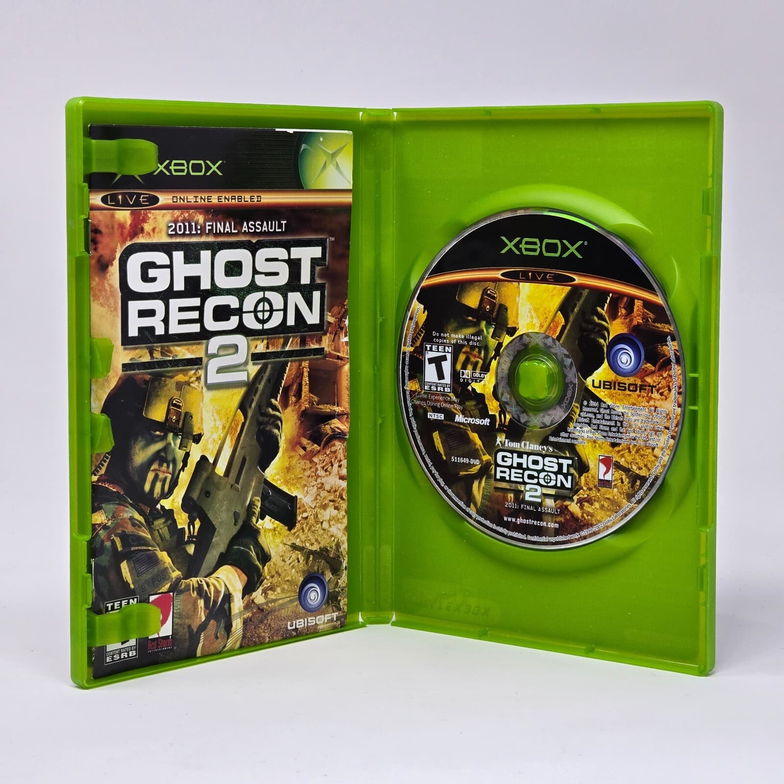 Ghost Recon 2 (Original Xbox) Black Label CIB COMPLETE & TESTED - Thumbnail 2